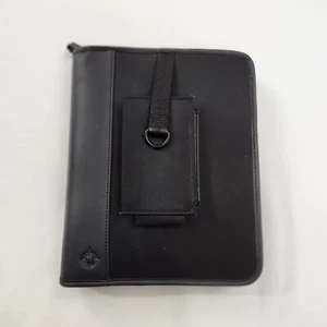 Schwarz Klassisch Franklin Covey Planer Mappe Organizer Stoff Sport Reiter - Bild 1 von 11