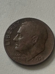 Rare 1978 Dime on Penny Planchet with multiple errors - Picture 1 of 8