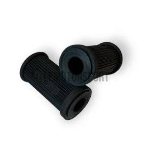 COPPIA PEDANE POGGIAPIEDI GOMMA DUCATI SCRAMBLER - Imagen 1 de 1