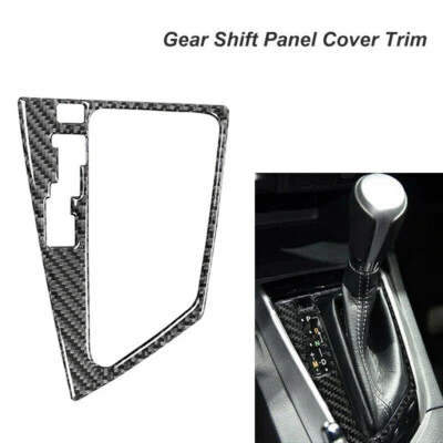 For Toyota Corolla Levin 2014-2018 Carbon Fiber Car Gear Shift Panel Cover Trim Foto 1 de 4