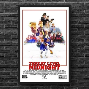 Threat Level Midnight Poster // The Office Decor dunder mifflin Poster - Picture 1 of 1