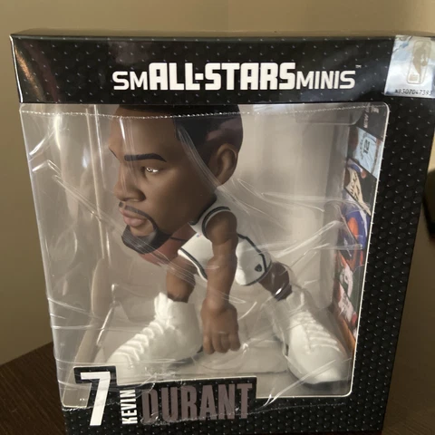2021 smALL-STARS NBA KEVIN DURANT BROOKLYN NETS 6" MINI FIGURE WHITE HOME JERSEY Cover