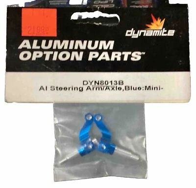 Dynamite Racing DYN8013B Alimunim Steering Arm/Axle Blue Very Rare - Image 1 of 2