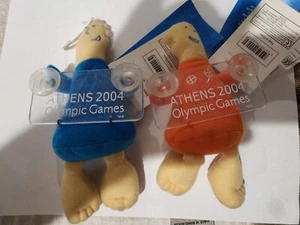 Auto Fenstersauger ATHENA UND PHIVOS Maskottchen von Athen 2004 Olympische Spiele - Bild 1 von 3