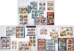 Red Cross Souvenir Miniature Sheets x 23 CTO Used - Picture 1 of 4
