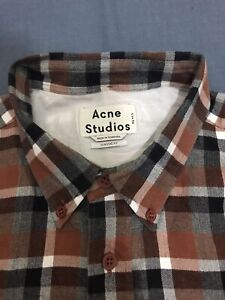 Acne Studios AW10 Slim Big Check shirt size 50