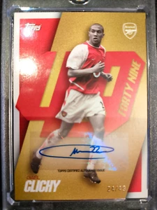 Gael Clichy autograph /49 Topps Cast in Gold Arsenal Fan Set - Zdjęcie 1 z 1