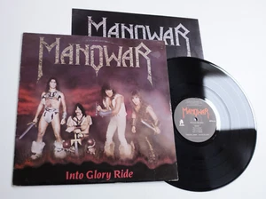 MANOWAR - INTO GLORY RIDE LP EX VINYL Rare Original 1983 UK 1st Press Metal - Picture 1 of 10
