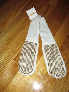 NWT Girls Gymboree Snowflake Glamour Beige Gold Sequins Long Mittens Sz 6+ years - Picture 1 of 6