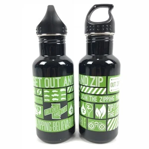 2 H2go SS Bolt 18oz Zipcar Edelstahl Metall Wasser Getränke Flasche Brandneu - Bild 1 von 8