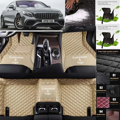 For Mercedes Benz B Car Floor Mats Custom Luxury Waterproof Auto Liners Carpets Foto 1 de 4