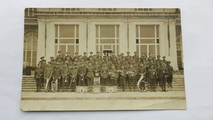 Postcard WW1 Various Regiments With Band In France. Unposted. - Picture 1 of 2