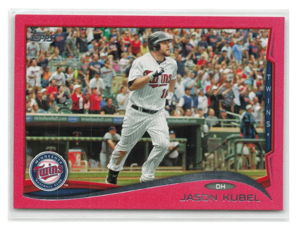 Jason Kubel 2014 Topps Pink SN #/50 #405-Minnesota Twins - Image 1 of 2