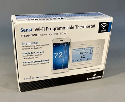 Termostato WiFi Sensi programable Emerson 1F86U-42WF 4H/2C Foto 1 de 4