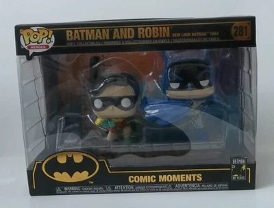 Funko Pop DC Heroes 80 Years 1964 New Look Batman & Robin Two-Pack Damage to Box - Image 1 of 4