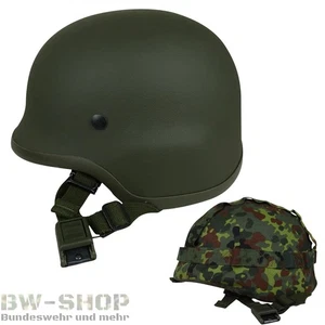 ORIGINAL BUNDESWEHR GEFECHTSHELM BW HELM ARAMID SCHUBERTH M92 ARMEE KAMPFHELM - Bild 1 von 2