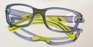 LIBERTY SPORT Z8-Y10 635 Eyeglasses FROST NAVY/LIME New Plastic 52-16-125 Kids - Picture 1 of 13
