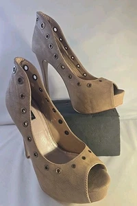 Izabella Rue High Heels Peep Toe Stiletto Heel Womens Size 11 - Picture 1 of 24