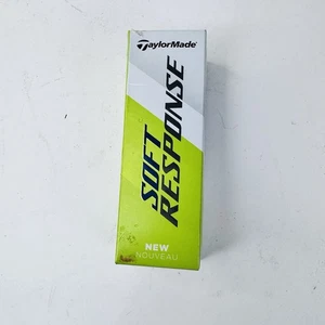 New Taylor Made Soft Response Golf Balls Set of 3 - Picture 1 of 2