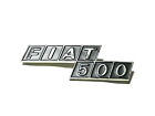 Frieze Coat of Arms Initials Print Fiat 500 Zama Chrome Original Badge Emblem Fiat 500
