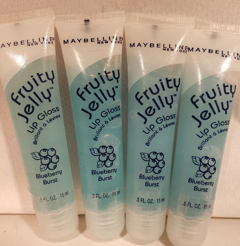 Maybelline Fruity Jelly Lip Gloss Blueberry Burst .5 ox X 4 - Image 1 of 1