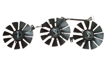 87mm Original ASUS ROG STRIX GTX 1060 1070 1080 Triple Fan 6Pin - Image 1 of 2