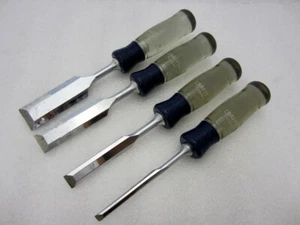 Vintage Craftsman Professional 4pc Wood Chisel Set Made in USA - Picture 1 of 7