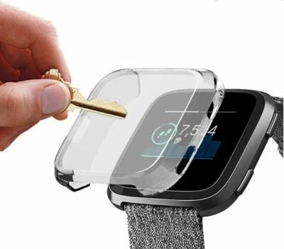 MARKENLOS Für Fitbit Sense Fitnesstracker Silikonhülle Schutzhülle Case Bumper