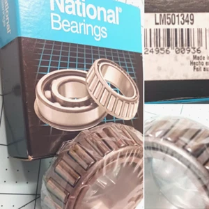 LM501349 AXLE DIFFERENTIAL BEARING NATIONAL FEDERAL MOGUL - Foto 1 di 8