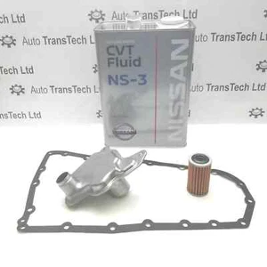 FOR NISSAN CVT JF017E AUTOMATIC GEARBOX FILTERS GASKET 5L EXTRA LITRE LOOSE - Picture 1 of 5