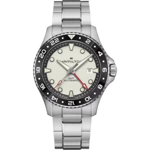 Hamilton Khaki Navy Scuba Automatic GMT 43mm Silver Dial Watch H82555150 - Picture 1 of 1
