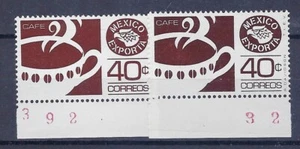EXPORTA ISSUE 40c "CAFE" 2 shades SC#1111-ex4,4a PPR #1 (E262c)* - Picture 1 of 1