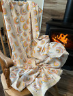 Handmade New Fleece Throw Travel Lap Carseat Stroller Bed Camping Hospital Gift