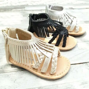 Baby Infant Toddler Girls Sandals Size 2 NEW - Picture 1 of 5