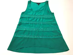 Rock & Republic XS Studded Teal Tank Top - Picture 1 of 10