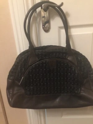 Bolso de mano acolchado marrón oscuro Trussardi Foto 1 de 4