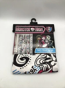 NEW MATTEL MONSTER HIGH FABRIC 70” x 72” SHOWER CURTAIN 2013 - Picture 1 of 8