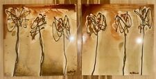 Michael Wais Nuclear Trees 1 & 2 Painting Wall Hanging Prosperity Artworks 2012
