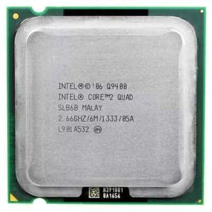 Intel Core 2 Quad Q9400 CPU Processor 2.66Ghz 6M 1333GHz Socket Desktop CPU - Picture 1 of 1