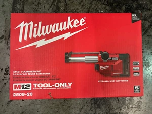 Milwaukee M12 HAMMERVAC Estrattore Polveri Universale (solo Utensile) 2509-20 - Foto 1 di 2