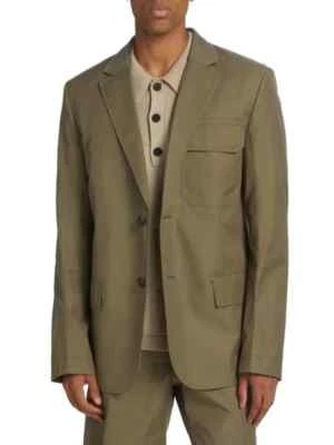 NWOT Helmut Lang Utility Pocket Blazer Sport Coat Juniper Men’s 46 Summer Casual - Image 1 of 4