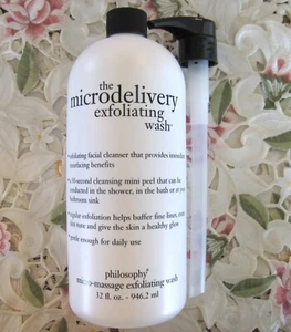 ~PHILOSOPHIE~The MICRODELIVERY PEELING WASCHE~ RIESIGE 32 Unzen mit Pumpe~*NEU* - Bild 1 von 1