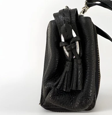 Cartera organizadora de cuero suave negra Brighton para teléfono Foto 1 de 4