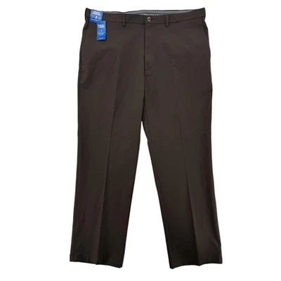Pantalones Haggar Para Hombre 42x32 Calce Clásico Genial Derecho Rendimiento Flex Oculto Comodidad Foto 1 de 4