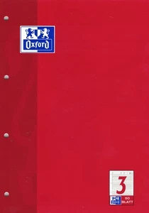 OXFORD Arbeitsblätterblock A4/50Blatt  Lineatur 3 - Bild 1 von 2