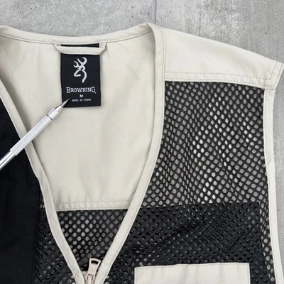 Browning Trapper Creek Mesh Shooting Vest w/Reacter Recoil Pad Size: Medium - Image 1 of 3