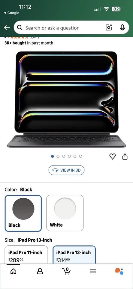 Клавиатура Apple Magic 13 дюймов для iPad Pro - Изображение 1 из 4