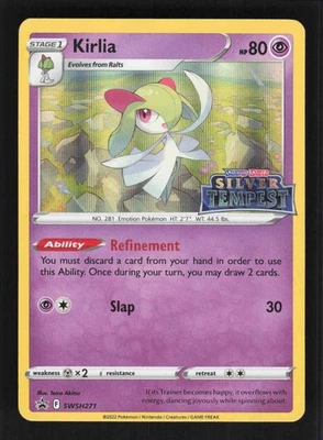 Kirlia -  (Prerelease) Promo SWSH: Sword & Shield Promo Cards SWSH271 NM - Image 1 of 2