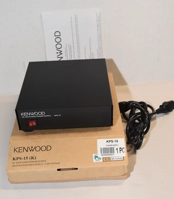 Kenwood DC Schaltnetzteil KPS-15 (K) in Box mit Netzkabel NOS - Bild 1 von 4