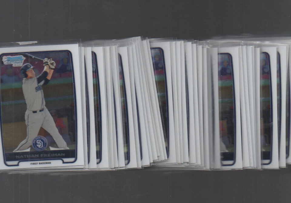 (56) COUNT LOT NATHAN FREIMAN 2012 BOWMAN CHROME  PROSPECTS #BCP4 - Image 1 of 1